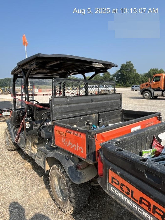 2021 Kubota RTV-X1140W-H Plastic Canopy, Windshield Acrylic Clear, LED Strobe Light, Wire Harness Kit, Back up Alarm