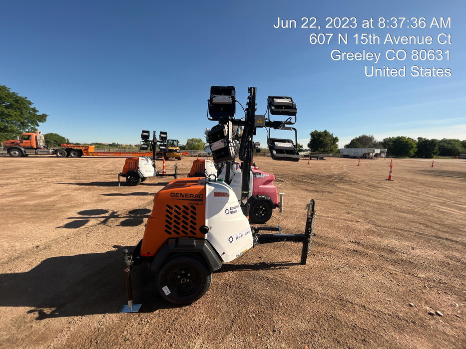 2023 Generac MLT2 Diesel, Flex Switch 120V Input, Powerzone Controller, (4) 320W LED Lights, 4kW Generator, 39.9 Gal Fuel Tank, 2" Ball, T3