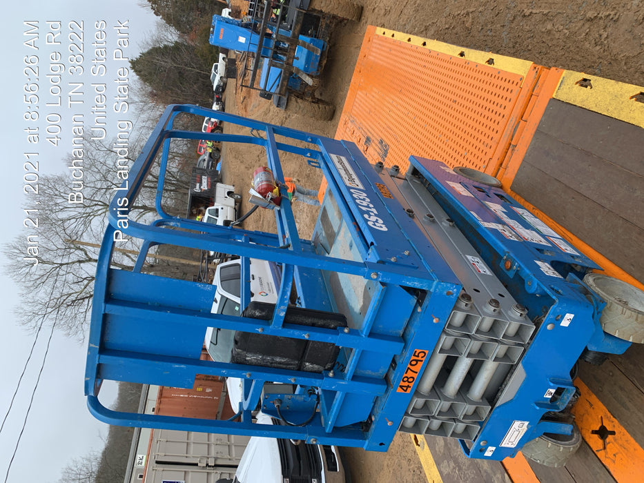 2020 Genie GS-1930 Solid Non Marking Tires, Beacon, Folding rails with half height swing gate