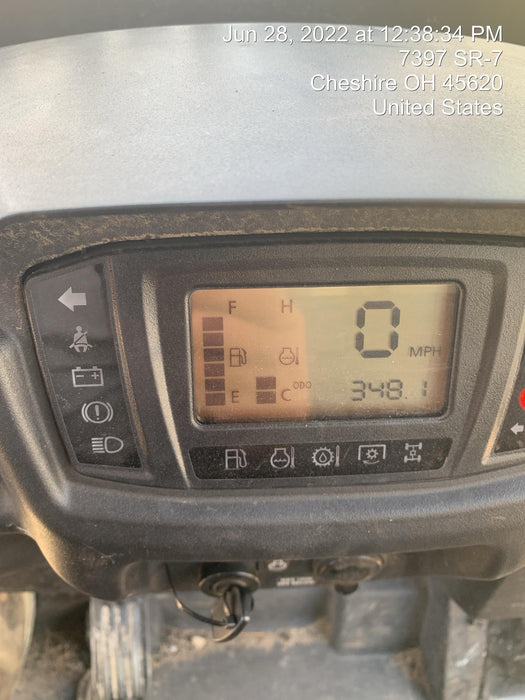 2022 Kubota RTV-X1140W-H Plastic Canopy, Windshield Acrylic Clear, LED Strobe Light, Wire Harness Kit, Back up Alarm