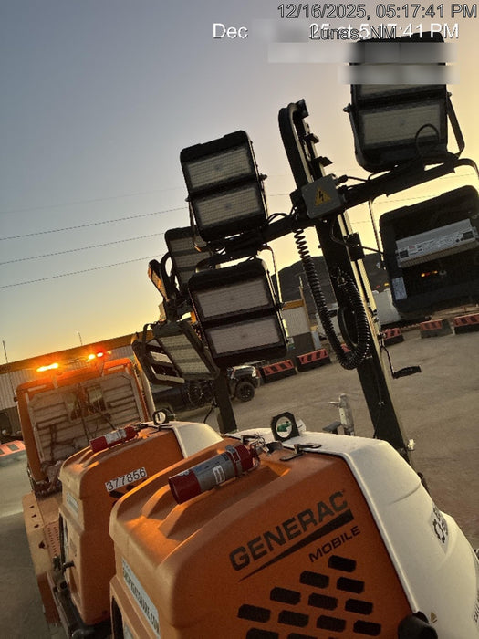 2024 Generac MLT2 Diesel, Flex Switch 120V Input, Powerzone Controller, 
(4) 320W LED Lights, 4kW Generator, 39.9 Gal Fuel Tank, 2" Ball, T3