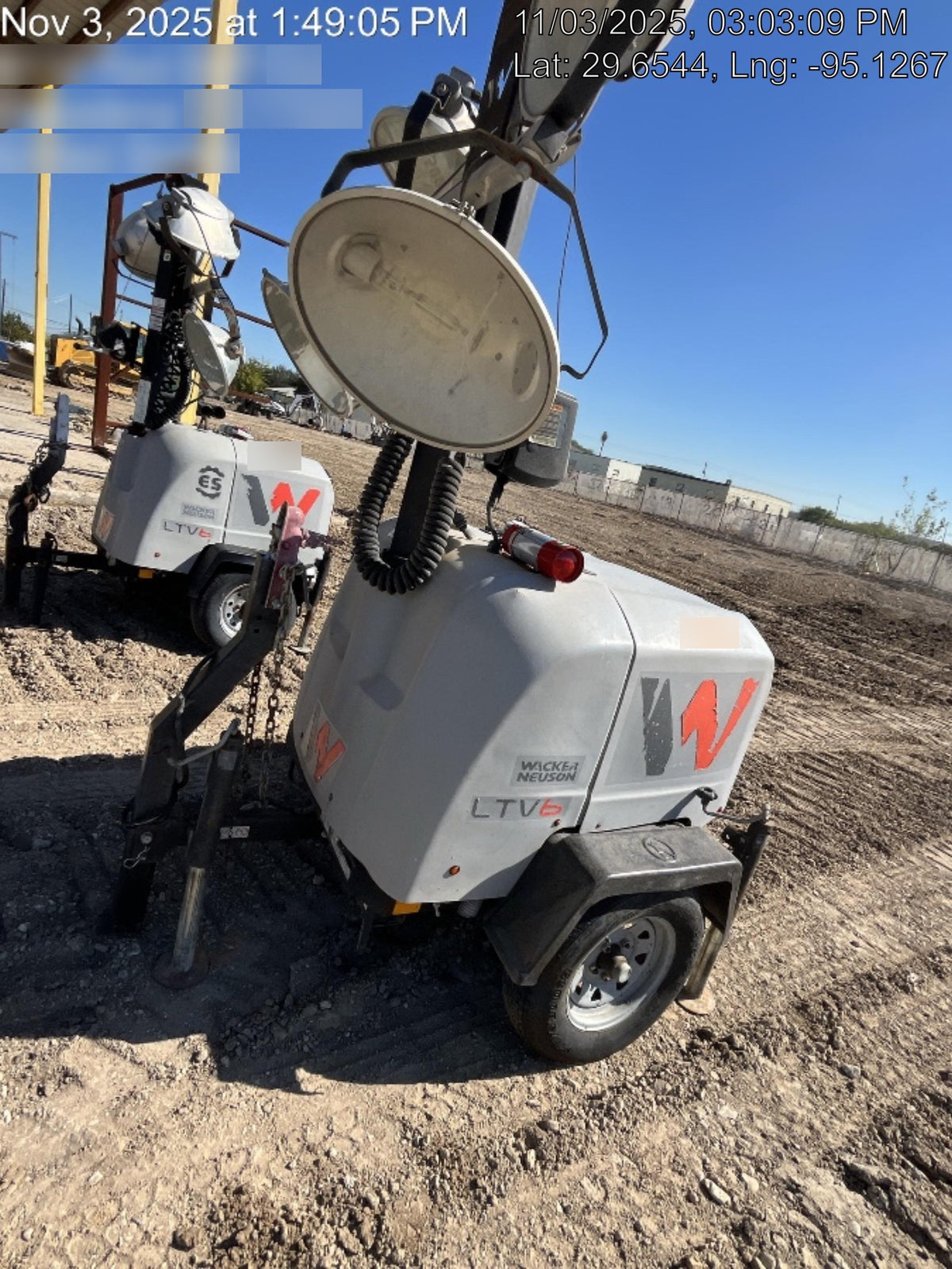 Wacker Neuson LTV6K-MH Power mast, 1100W MH