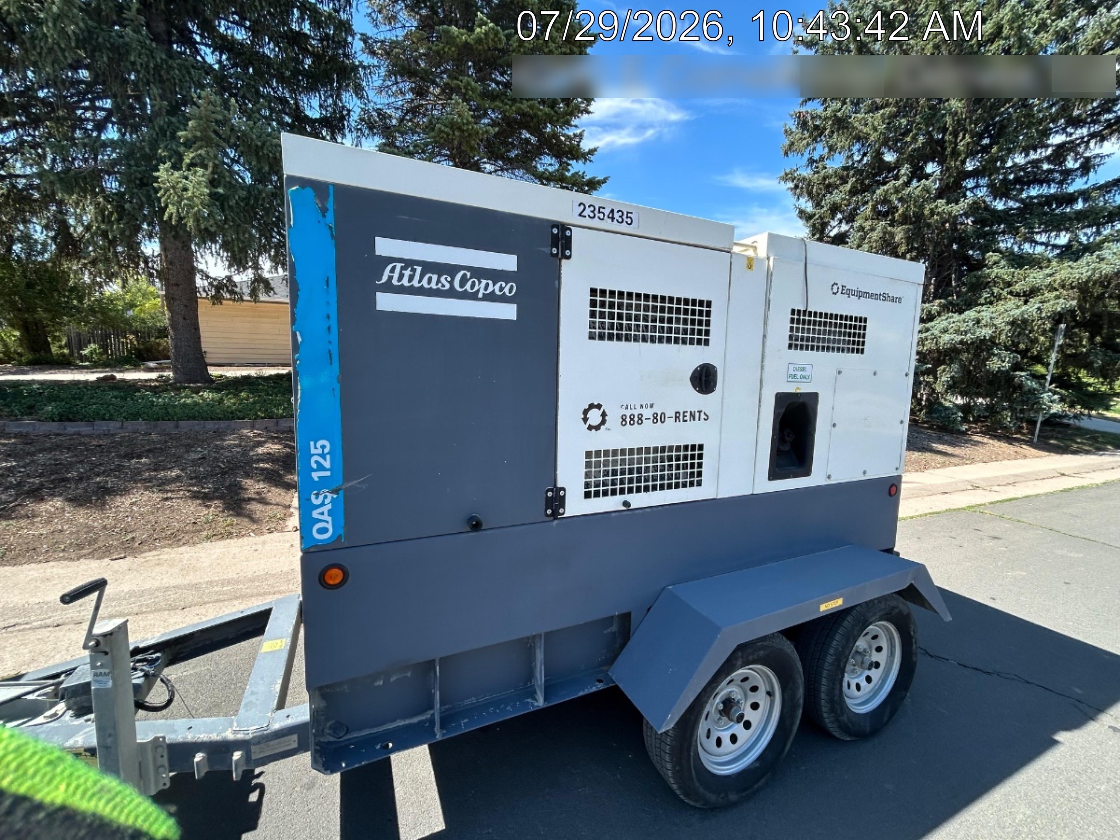 2022 ATLAS COPCO QAS 125