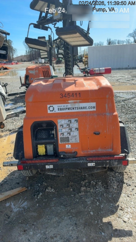 2023 Generac MLT2 Diesel, Flex Switch 120V Input, Powerzone Controller, (4) 320W LED Lights, 4kW Generator, 39.9 Gal Fuel Tank, 2" Ball, T3