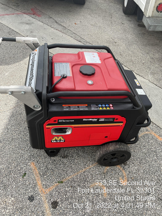 2022 Mi-T-M GEN-8000-IMM1E 7300W, (2) 120V Outlets, GFCI, Inverter