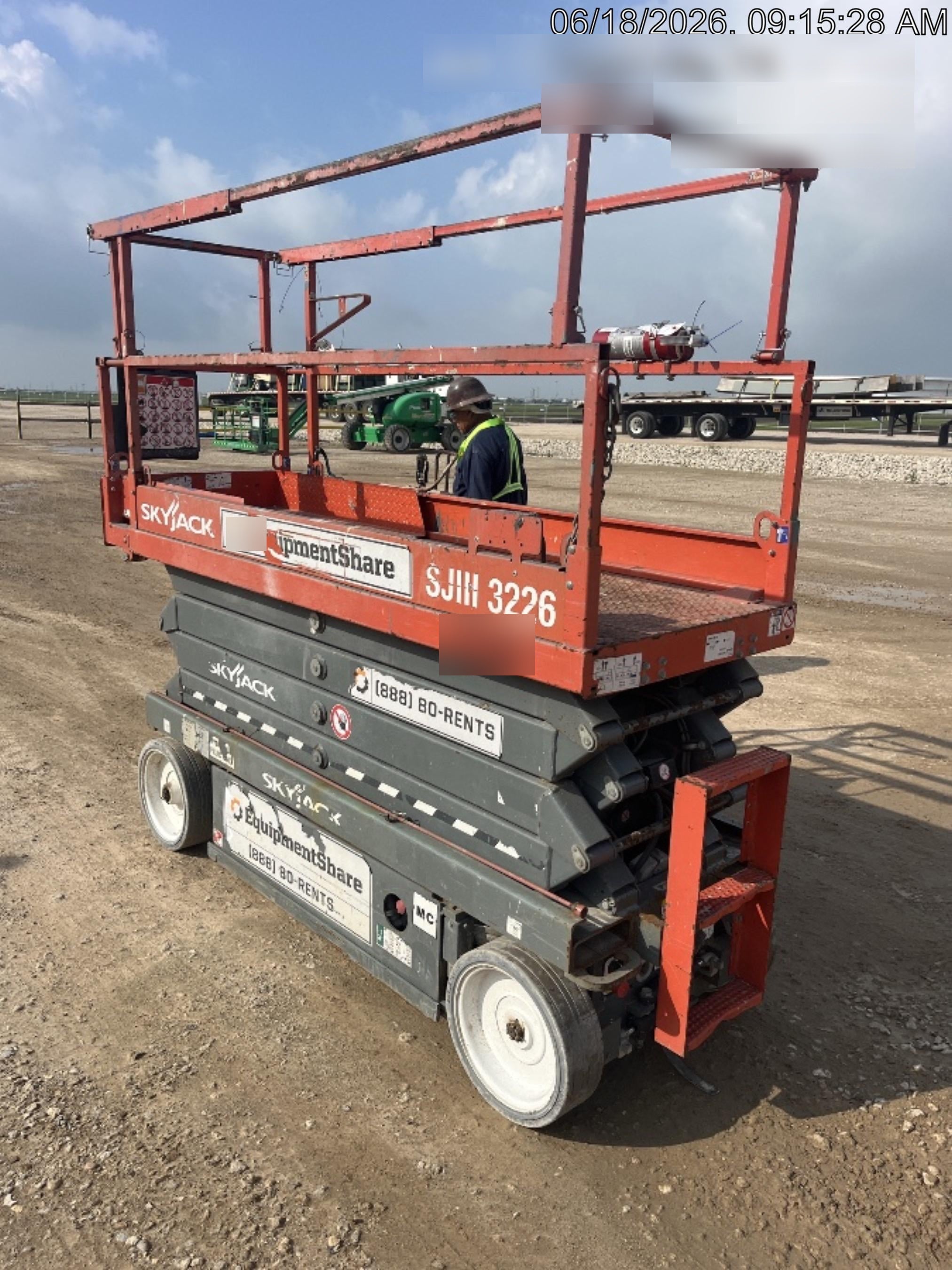 2019 Skyjack SJIII-3226 Standard Options