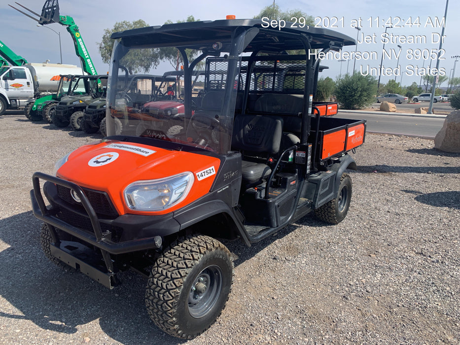 2022 Kubota RTV-X1140W-H Plastic Canopy, Windshield Acrylic Clear, LED Strobe Light, Wire Harness Kit, Back up Alarm