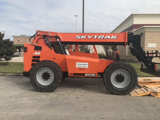 2019 Skytrak 6036 Canopy, Solid Tires, LED Work Lights, Beacon w/72" Carriage, 48" Pallet Forks
