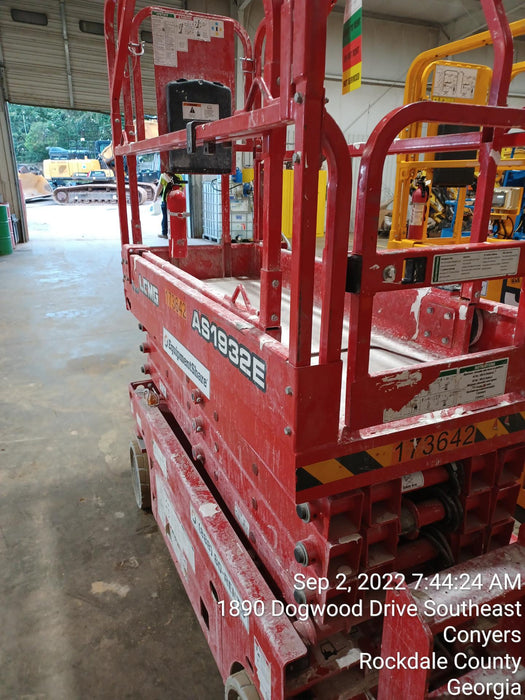 2021 Lgmg AS1932E Electric Drive, Solid Non Marking Tires, Dual Beacons