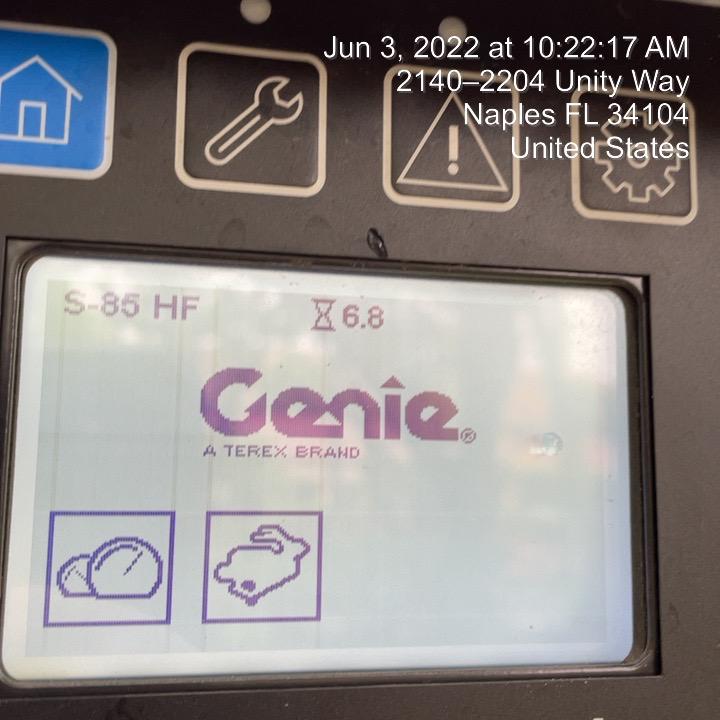 2022 GENIE S-85 HF