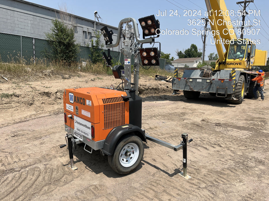 2024 Wanco WLTT-4MM4K Diesel, Deep Sea Controller, Shore Power Plug, Auto Start, (4) 350W LED Floodlights, 4kW Generator, 60 Gal Fuel Tank, 2" Ball, T3