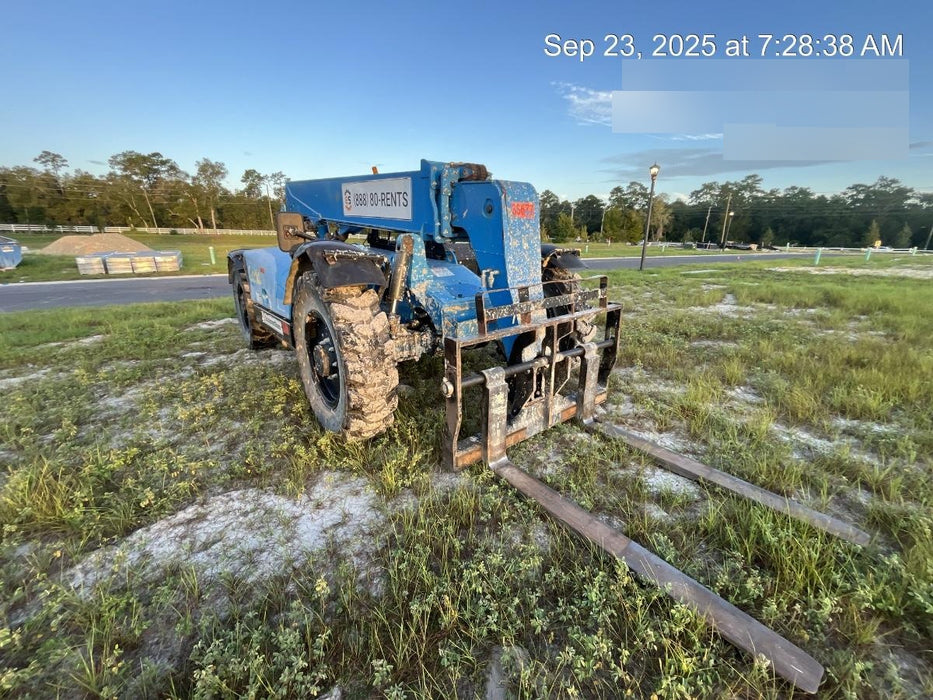 2019 Genie GTH-636 Canopy, Solid RT Tires, LED Work Lights, Beacon 60" QA Carriage, 48" Forks