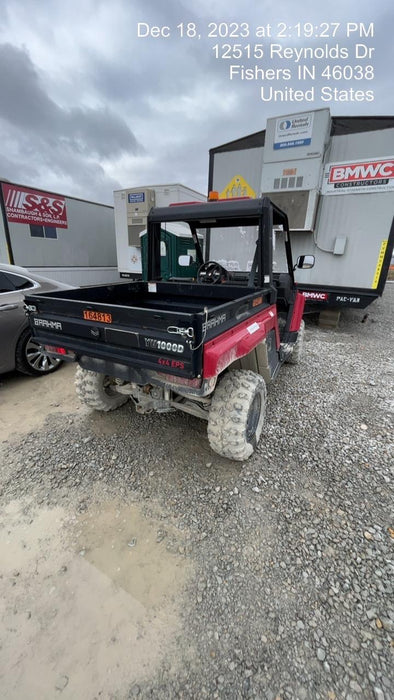 2021 Yanmar YU1000 Canopy, Steel Wheel, Poly WindShield, Beacon, Backup Alarm