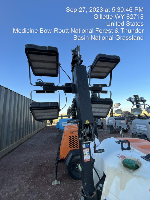 2023 Generac MLT2 Diesel, Flex Switch 120V Input, Powerzone Controller, (4) 320W LED Lights, 4kW Generator, 39.9 Gal Fuel Tank, 2" Ball, T3