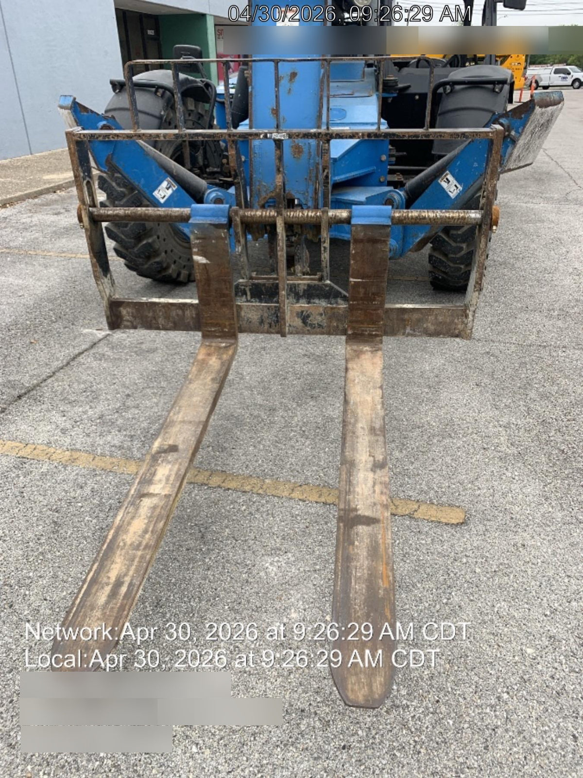 2018 Genie GTH-1056 Genie GTH-1056 w/ROPS, Work Lights, Solid Tires, RH Cab Mesh, Beacon, 60" Carriage and Forks