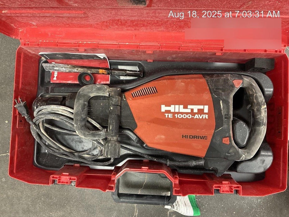 2022 HILTI TE 1000-AVR