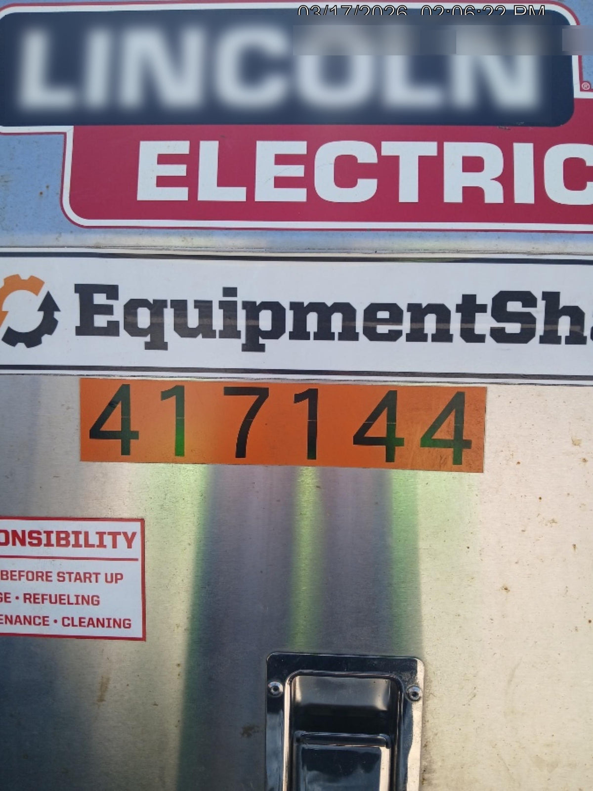 2024 Lincoln Electric LE400 Kubota V1505, Trlr, Cable Rack, Light Kit, ES Decals, T3