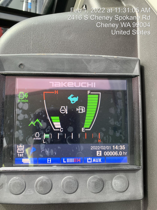 2021 TAKEUCHI TB250-2C