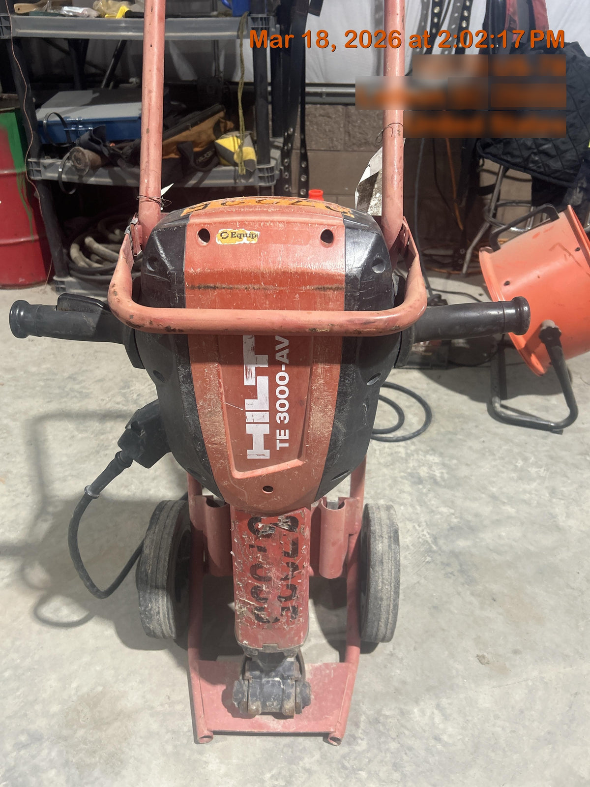 2019 HILTI TE 3000-AVR