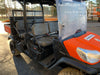 2022 Kubota RTV-X1140W-H Plastic Canopy, Windshield Acrylic Clear, LED Strobe Light, Wire Harness Kit, Back up Alarm
