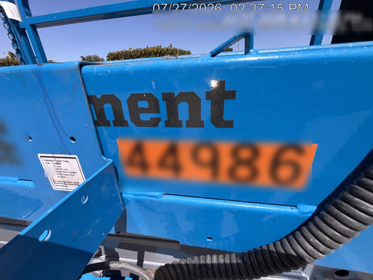 2019 Genie GS-1930 Fixed rails with chain Entry
