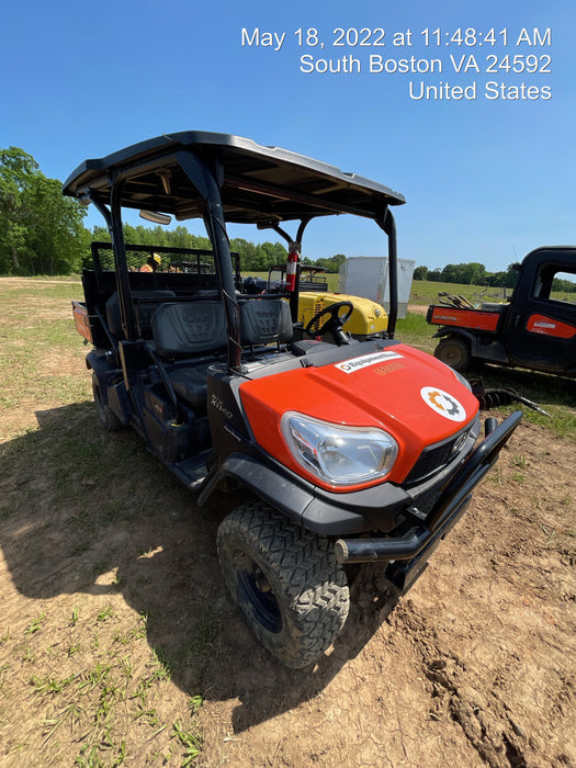 2021 Kubota RTV-X1140W-H Plastic Canopy, Windshield Acrylic Clear, LED Strobe Light, Wire Harness Kit, Back up Alarm