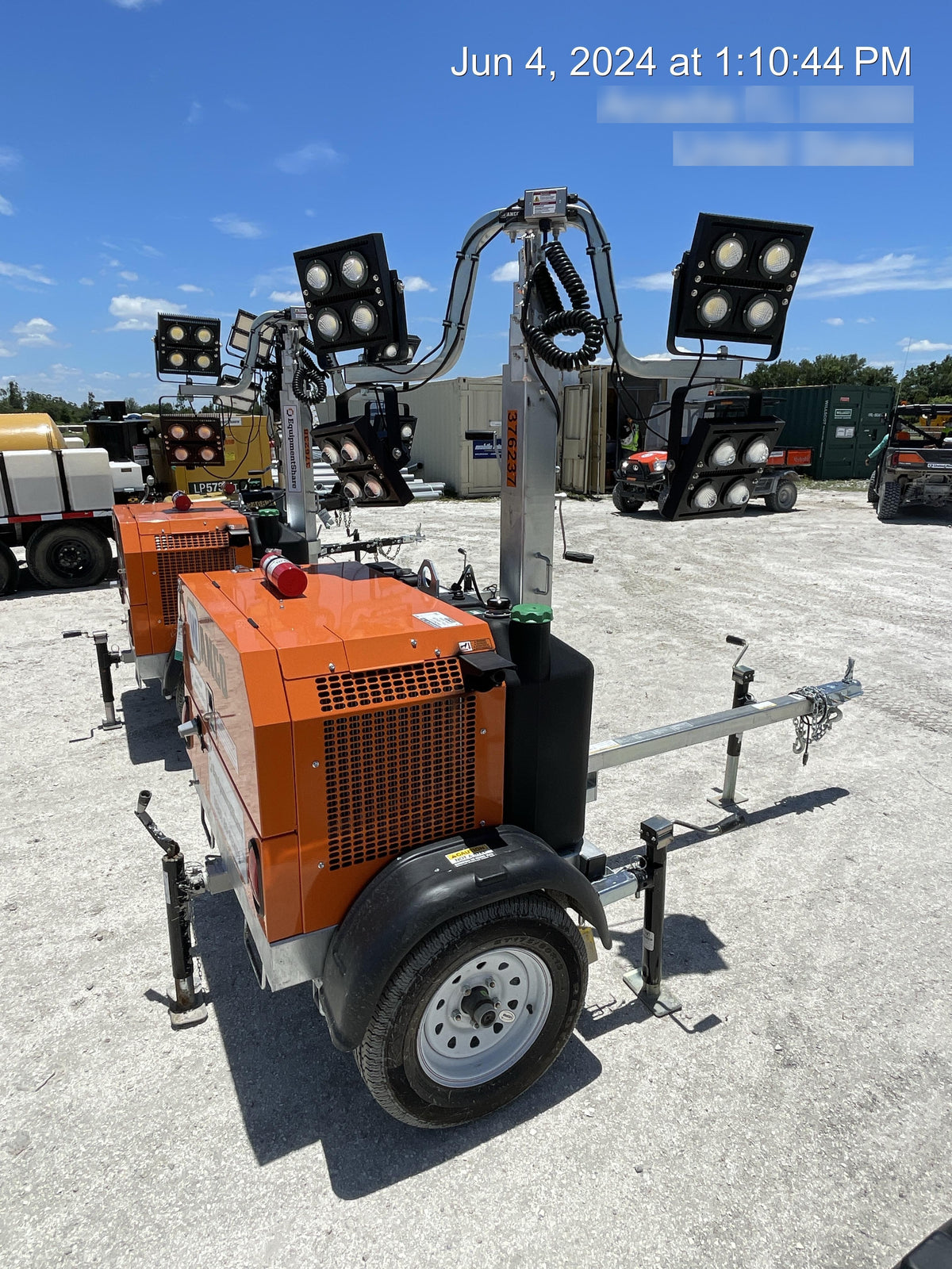 2023 Wanco WLTT-4MM4K Diesel, Deep Sea Controller, Shore Power Plug, Auto Start, (4) 350W LED Floodlights, 4kW Generator, 60 Gal Fuel Tank, 2" Ball, T3