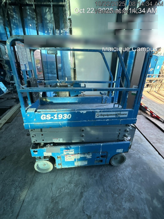 2019 Genie GS-1930 Fixed Rails with Chain Entry