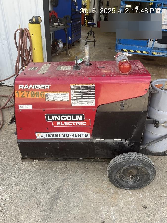 2021 Lincoln Electric Ranger 305 LPG K3430-1, Ranger 305 LPG, Undercarriage, Tank Holder & Strap, 10kw AC Gen, 25hp Kohler LPG Eng