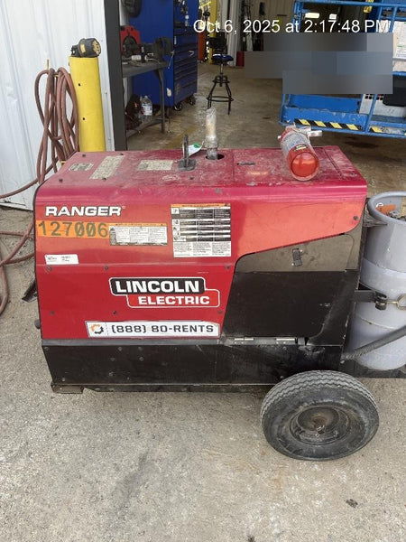 2021 Lincoln Electric Ranger 305 LPG K3430-1, Ranger 305 LPG, Undercarriage, Tank Holder & Strap, 10kw AC Gen, 25hp Kohler LPG Eng