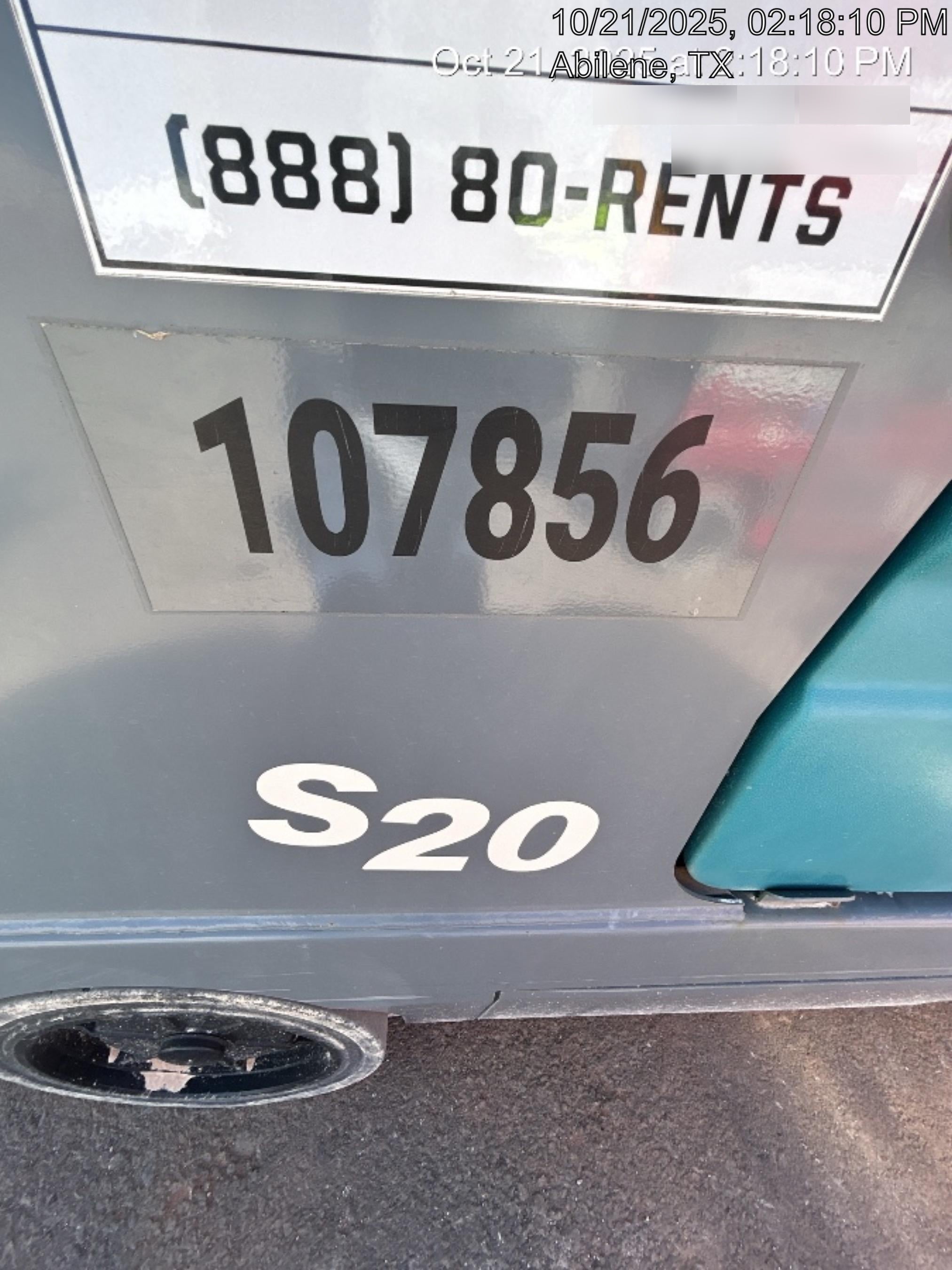 2020 TENNANT S20 LPG