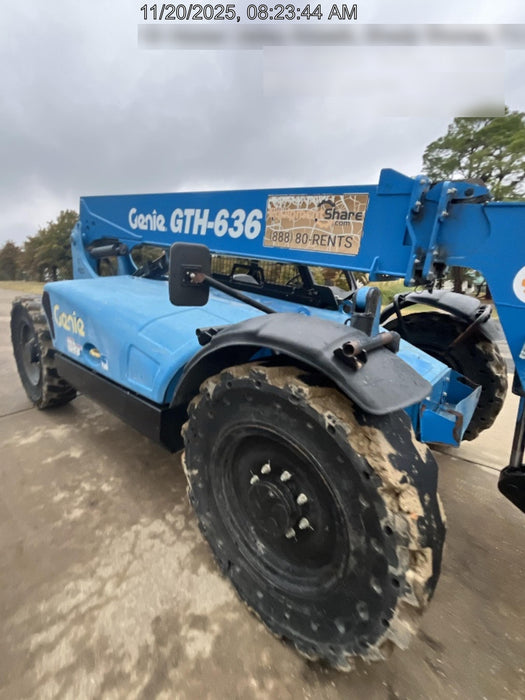 2017 Genie GTH-636 Genie GTH636 Telehandler, 48" Carriage, Solid Tires