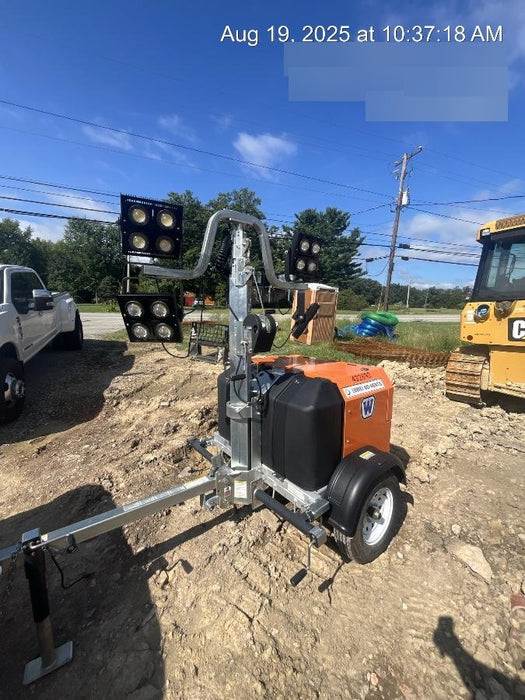 2024 Wanco WLTT-4MM4K Diesel, Deep Sea Controller, Shore Power Plug, Auto Start, (4) 350W LED Floodlights, 4kW Generator, 60 Gal Fuel Tank, 2" Ball, T3