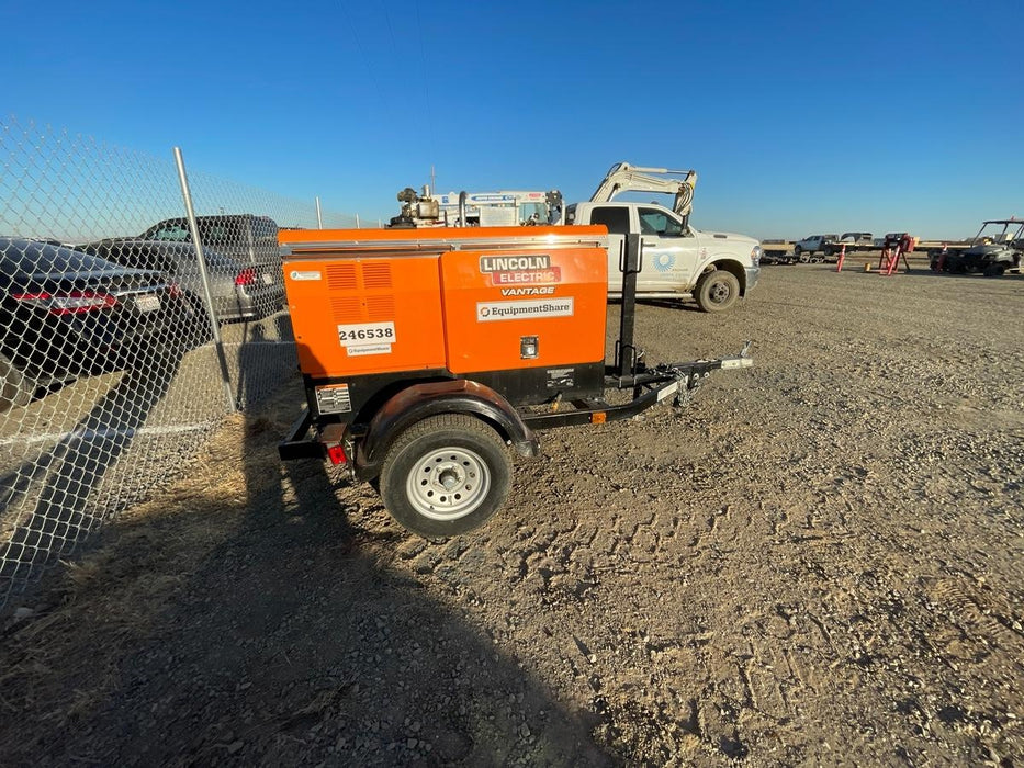 2022 Lincoln Electric LE400 Kubota V1505, Trlr, Cable Rack, Light Kit, ES Decals, T3