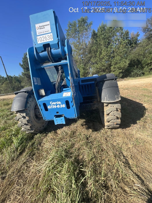 2020 Genie GTH-636 Cab/Heat/Air, Solid Tires, Work Lights, Beacon, Aux Hydraulics, Back up Alarm