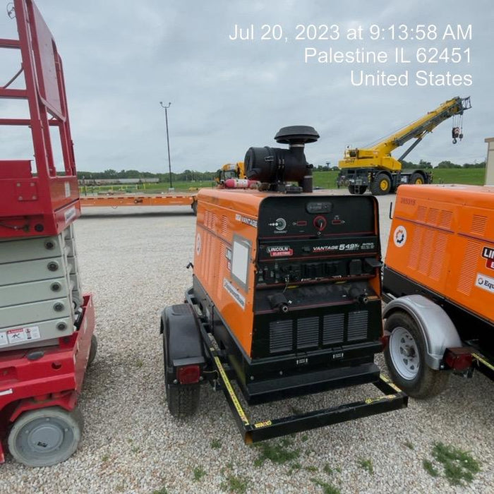 2021 Lincoln Electric Vantage 549X Ready Pak 3, ORANGE (includes trailer, cable rack, fender light kit)