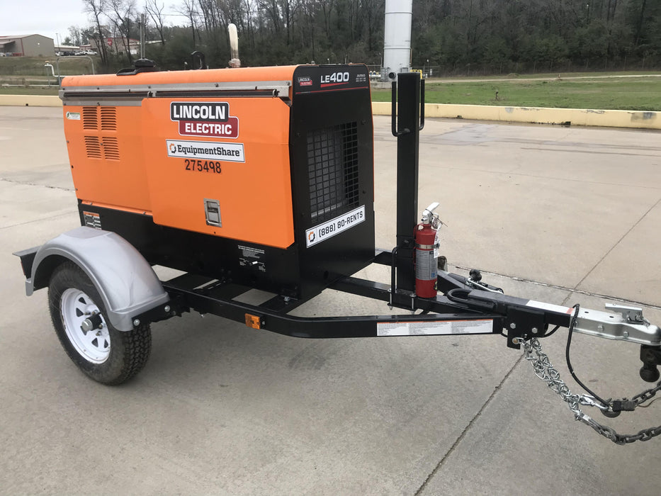 2022 Lincoln Electric LE400 Kubota V1505, Trlr, Cable Rack, Light Kit, ES Decals, T3