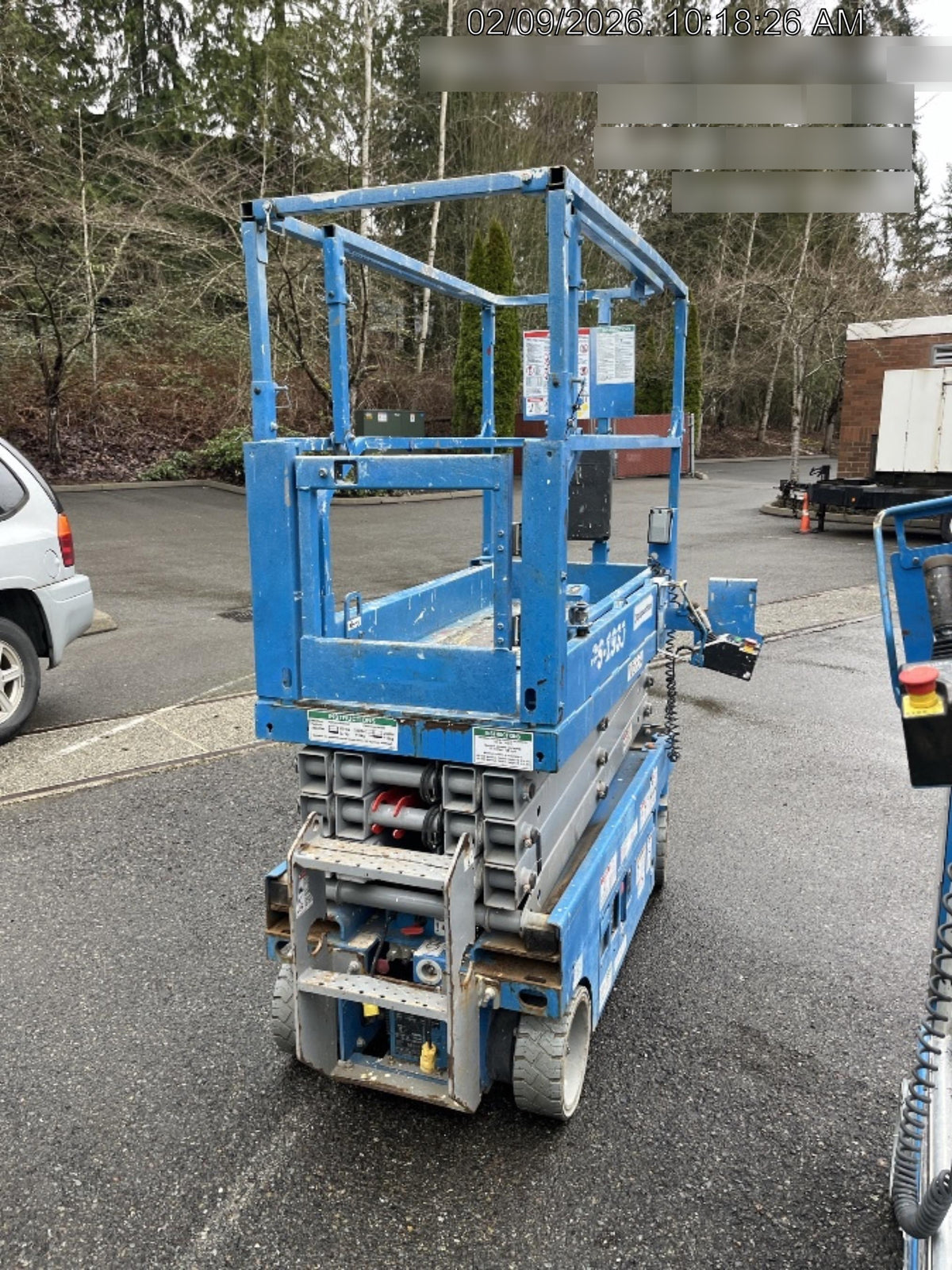 2020 Genie GS-1930 Solid Non Marking Tires, Beacon, Folding rails with half height swing gate, 800W Inverter