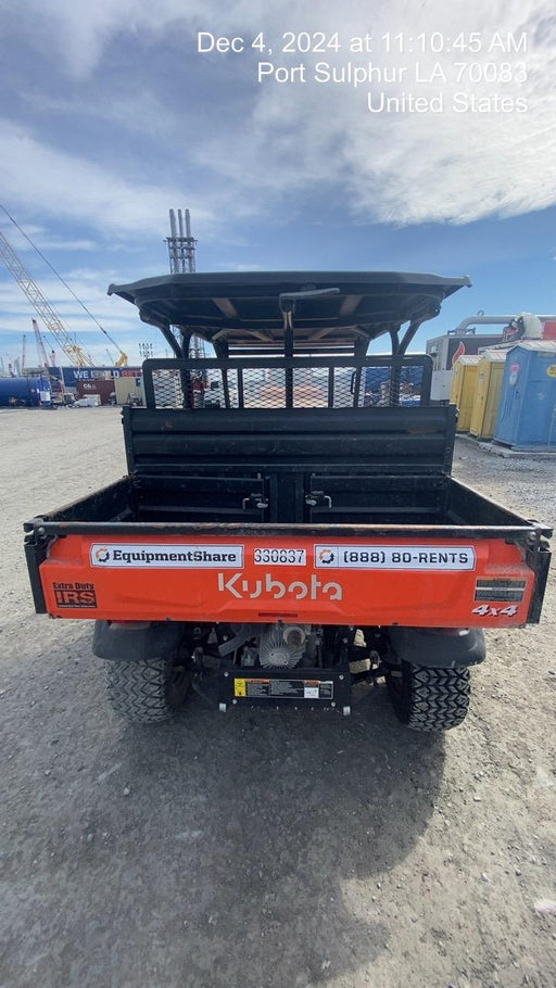 2023 Kubota RTV-X1140W-H 4WD, LED Strobe, Windshield Acrylic Clear, Plastic Canopy, Wire Harness Kit, Backup Alarm