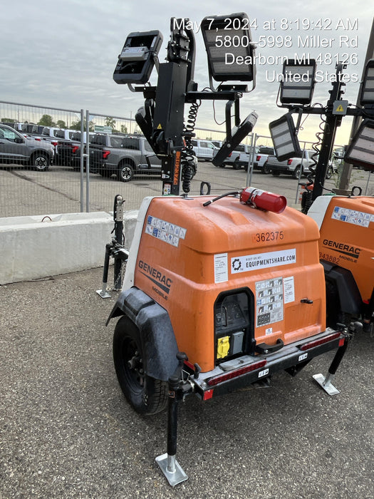 2023 Generac MLT2 Diesel, Flex Switch 120V Input, Powerzone Controller, 
(4) 320W LED Lights, 4kW Generator, 39.9 Gal Fuel Tank, 2" Ball, T3