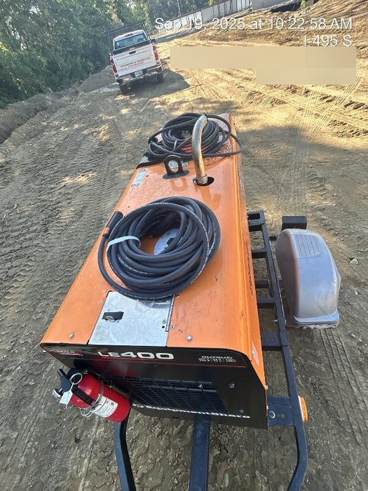 2022 Lincoln Electric LE400 Kubota V1505, Trlr, Cable Rack, Light Kit, ES Decals, T3