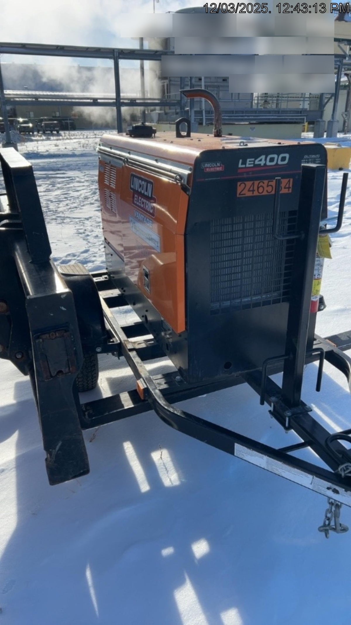 2022 Lincoln Electric LE400 Kubota V1505, Trlr, Cable Rack, Light Kit, ES Decals, T3