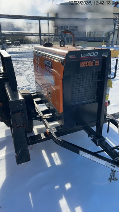 2022 Lincoln Electric LE400 Kubota V1505, Trlr, Cable Rack, Light Kit, ES Decals, T3