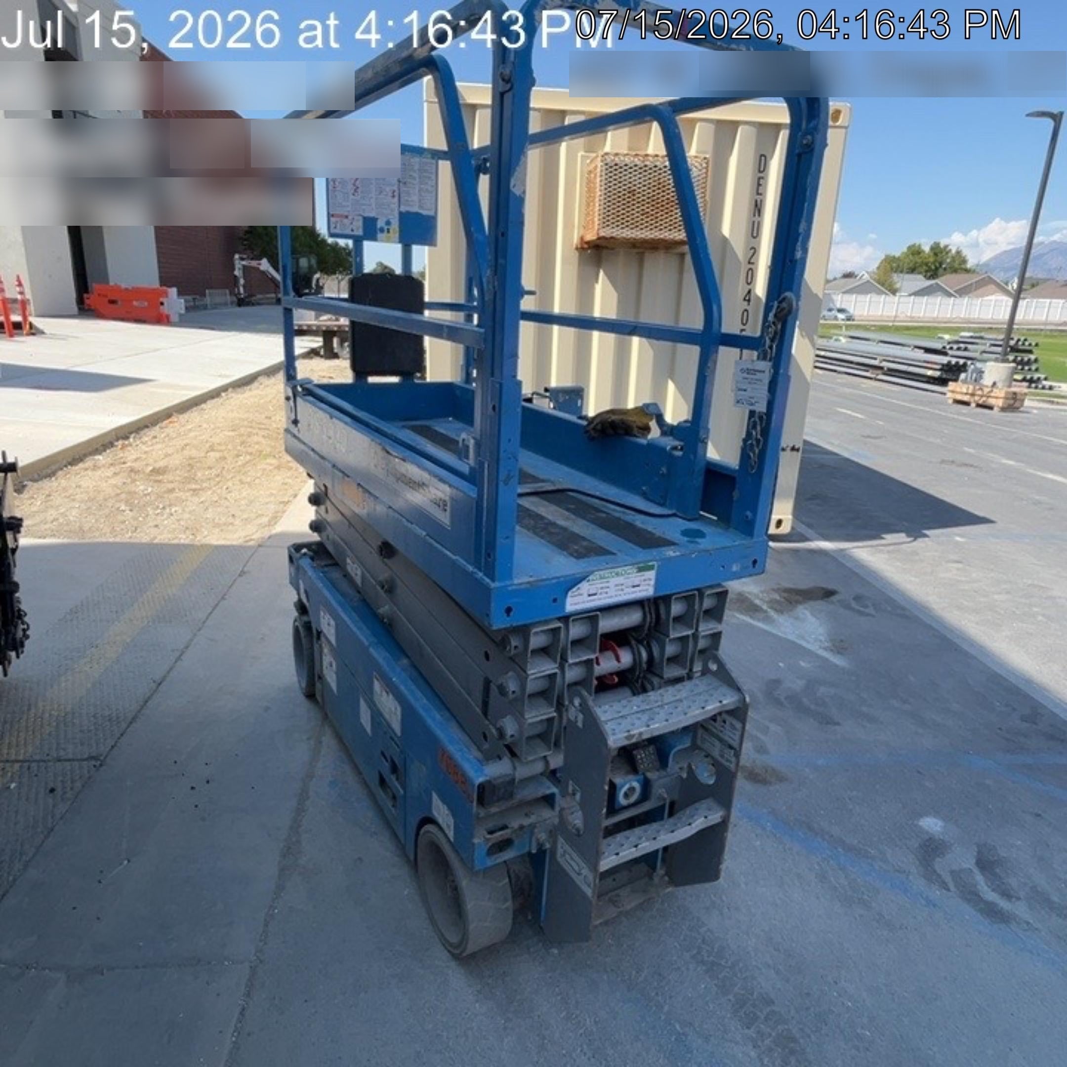 2020 Genie GS-1930 Fixed rails with chain entry gate - Pre A92.20
