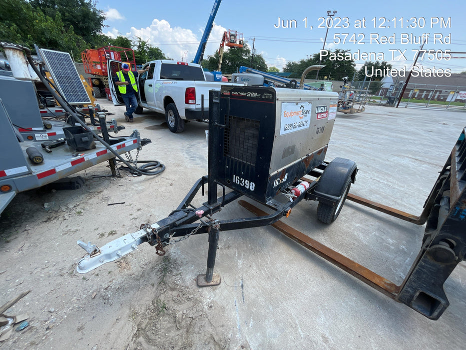 2022 Lincoln Electric Vantage 549X Crosslink Technology, Trailer Mounted, ES Decals, T3