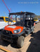 2022 Kubota RTV-X1140W-H Plastic Canopy, Windshield Acrylic Clear, LED Strobe Light, Wire Harness Kit, Back up Alarm