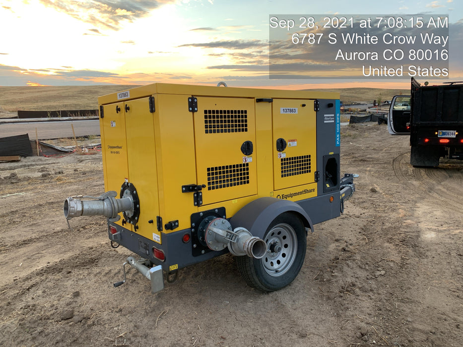 2021 ATLAS COPCO PAS 100 HF CS Enclosed