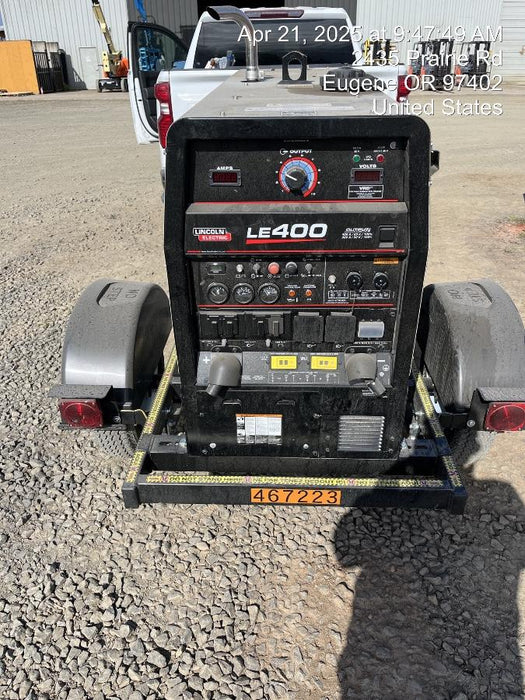 2024 Lincoln Electric LE400 Kubota V1505, Trlr, Cable Rack, Light Kit, ES Decals, T3