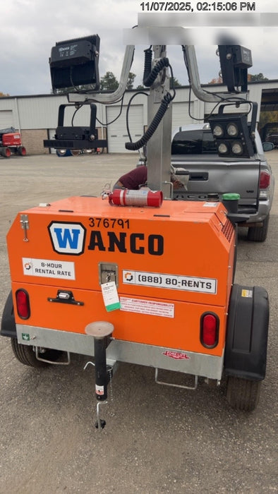 2023 Wanco WLTT-4MM4K Diesel, Deep Sea Controller, Shore Power Plug, Auto Start, (4) 350W LED Floodlights, 4kW Generator, 60 Gal Fuel Tank, 2" Ball, T3