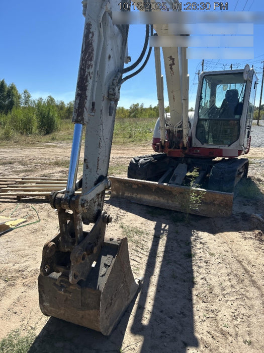 2019 Takeuchi TB290 Cab, AC, Rubber Tracks, Dozer Blade, Travel Alarm, Control Pattern Change Valve, Auxiliary Hydraulics w/18" Quick Coupler Bucket with teeth, 6.2 cu. ft. capacity/24" Quick Coupler Bucket with teeth, 8.6 cu. ft. capacity/36" Quick Coupler Bucket with teeth, 13.4 cu. ft. capacity, Quick Coupler, Hydraulic Thumb Installed